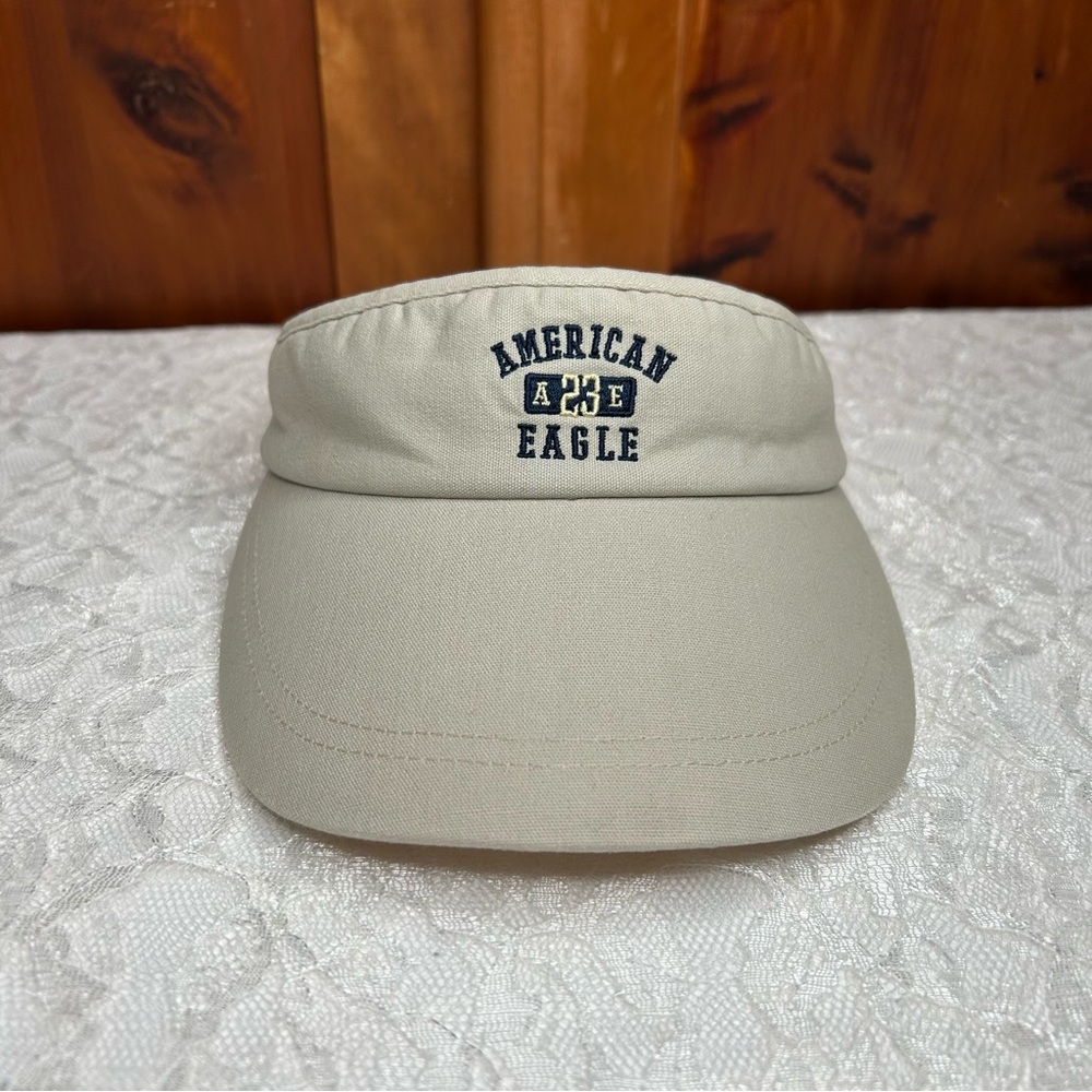 American Eagle Vintage Logo Sun Visor Hat Unisex Y2K 90's Beachy Preppy
